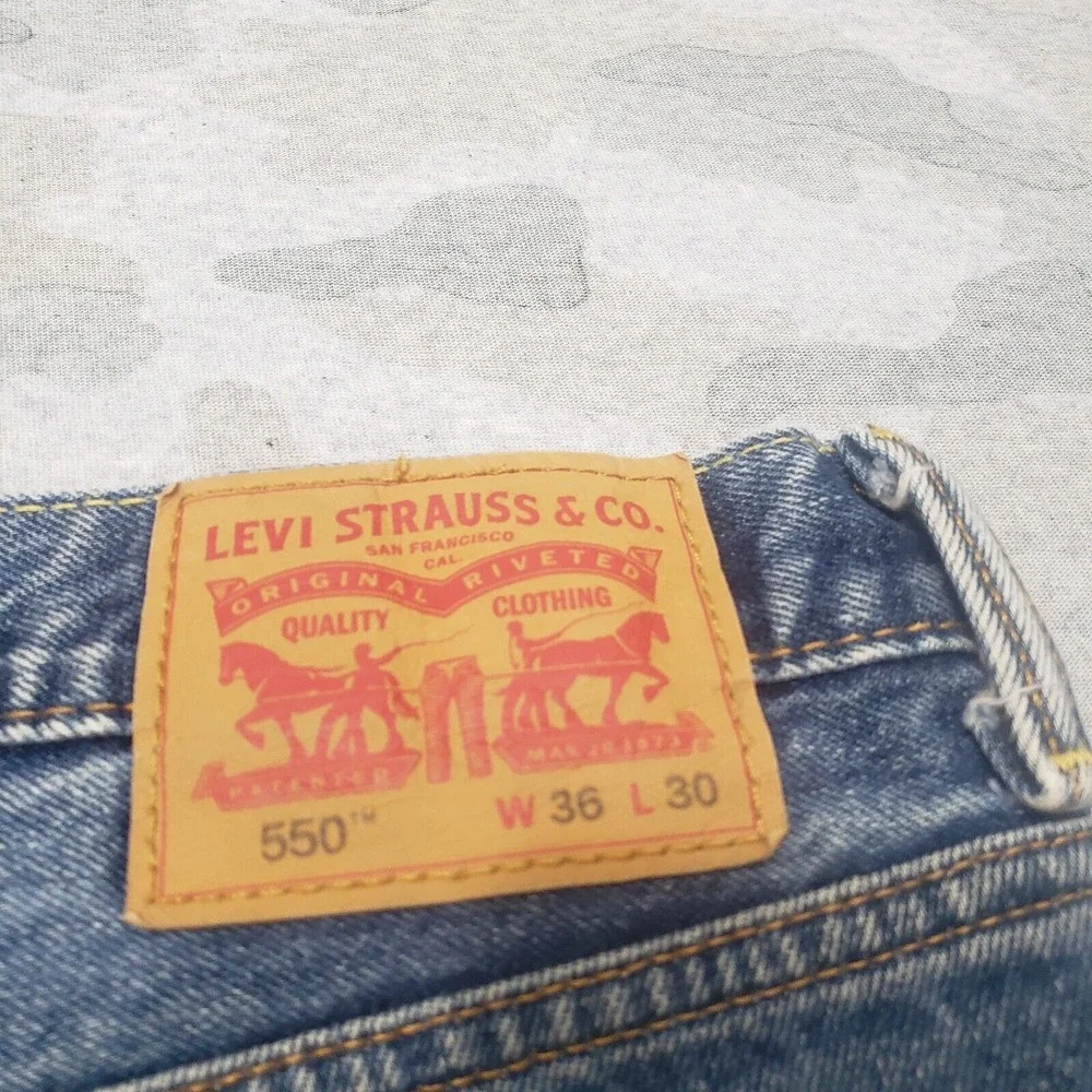 Levi's‎ 505 Jeans Men's 36x30 Blue Straight Leg Denim Medium Wash